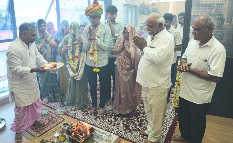Pooja at the Milap International office opening
