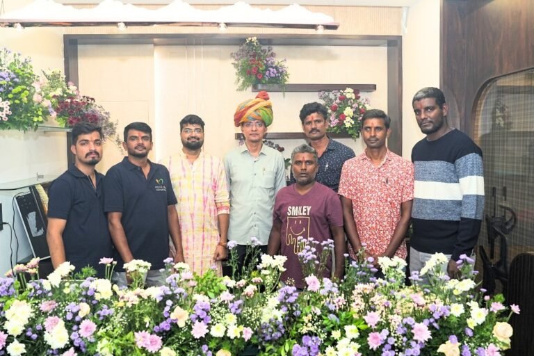 Milap International team with the director