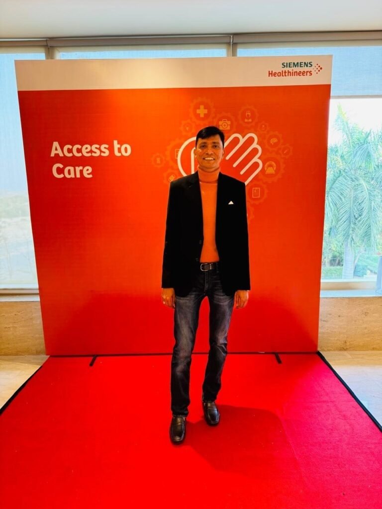 R. Vishnu Lal at a Siemens Healthineers Access to Care event